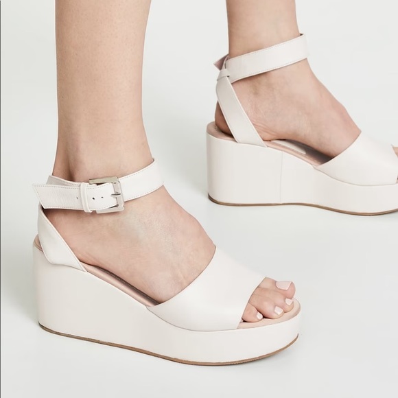 Rachel Comey Juno Wedge Sandal, Size 9.5, Cream/Bone - Picture 2 of 15